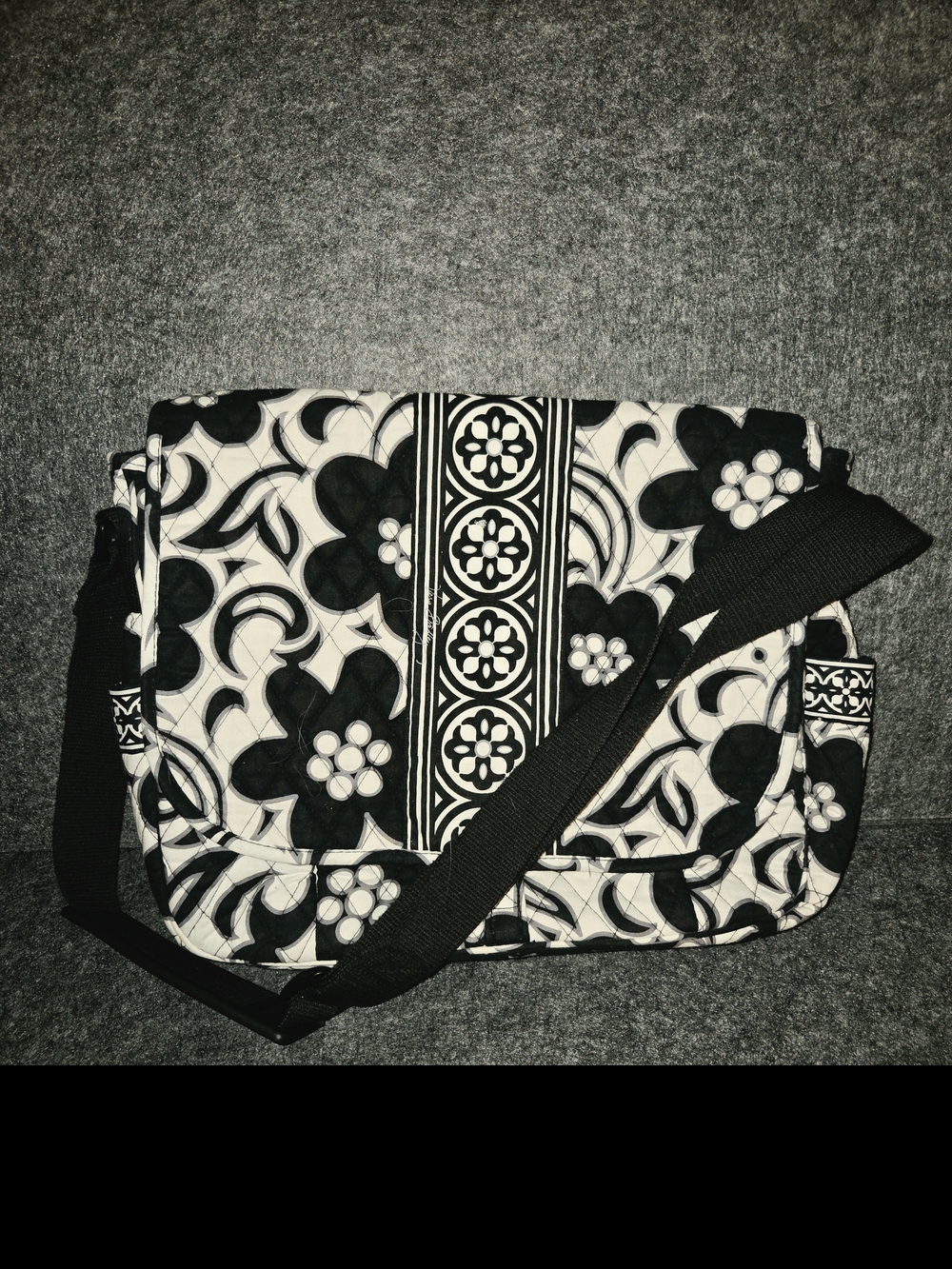 Vera Bradley Night & Day Quilted Messenger Bag